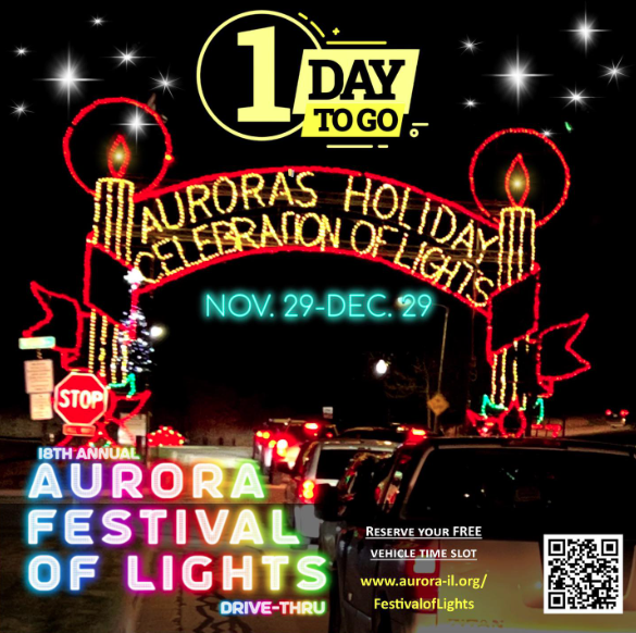 Aurora Festival of Lights at Phillips Park